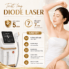 Triệt lông Diode Laser - Rụng lông ngay sau khi bắn.
